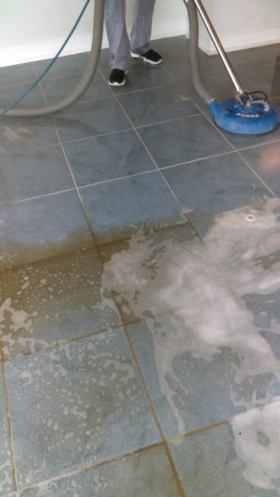 Quick Dry Tile Cleaning