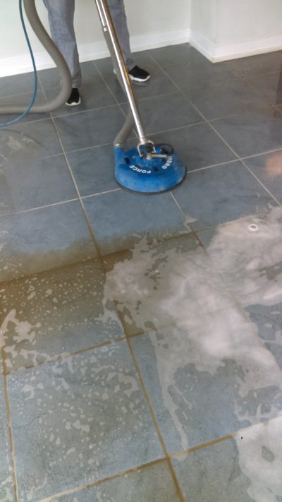 Quick Dry Tile Cleaning