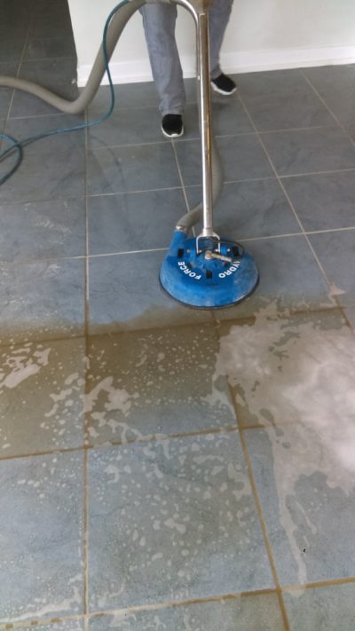 Quick Dry Tile Cleaning